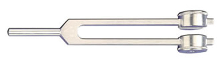 Image DIAPASON EN ALLUMINUM  C-128 AVEC POIDS